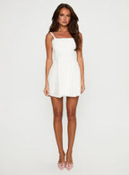 Poise Mini Dress White