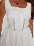 Chasing Horizons Mini Dress White