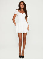 Bluegrove Mini Dress White
