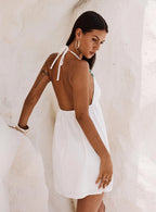 Melanea Mini Dress White