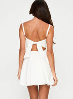 Poise Mini Dress White