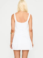 Songs Of Summer Mini Dress White