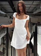 Infinite Wonders Mini Dress White