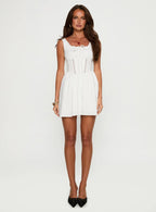Chasing Horizons Mini Dress White